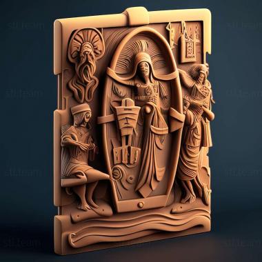 3D model Stela game (STL)